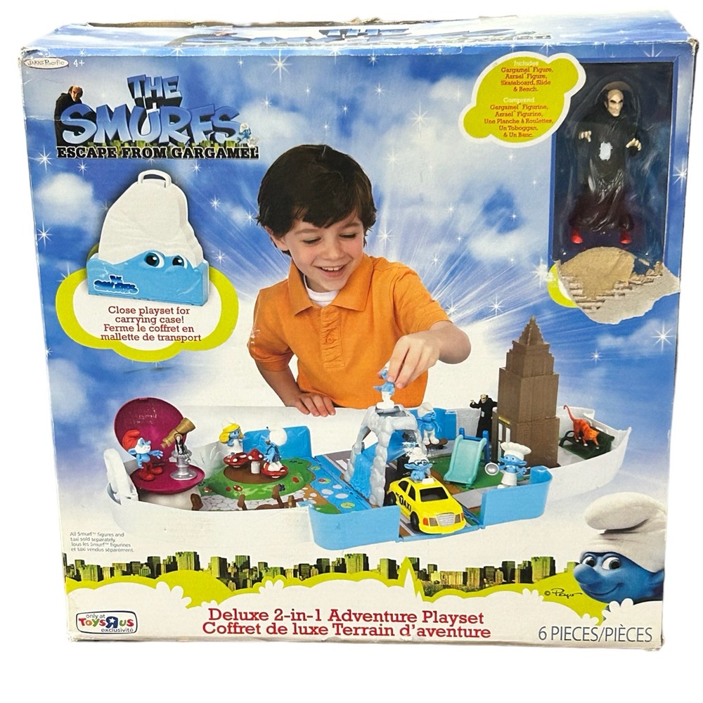 The Smurfs Escape From Gargamel 2 In 1 Playset With Figure